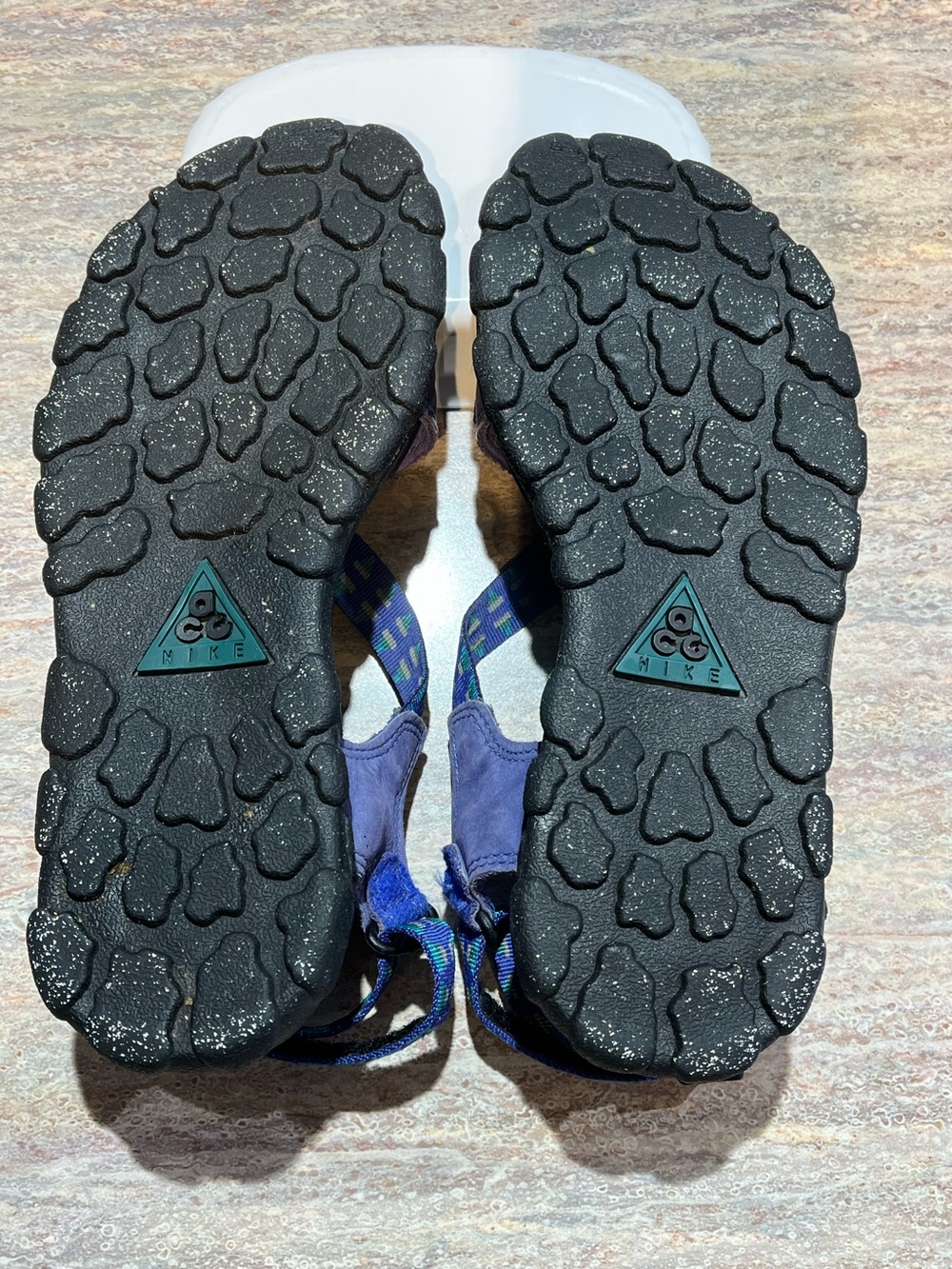 TEVA Strappy Purple Suede Sandals 10 - Picture 5 of 12